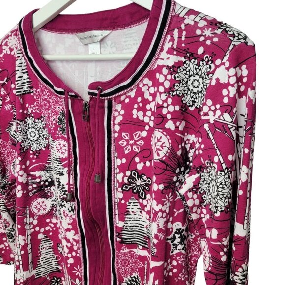 CHRISTOPHER & Banks Zip Front  Top - Picture 2 of 4